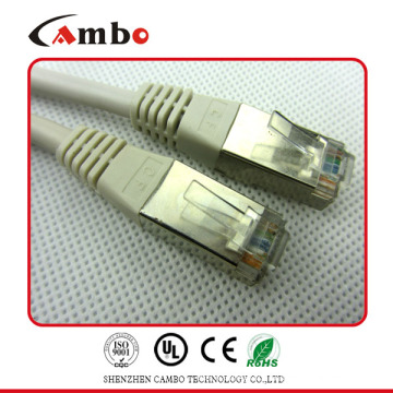 Shielded Cable RJ45 24awg rj11/ rj45 patch cord cable with best price